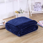 Throw blanket on sofa
