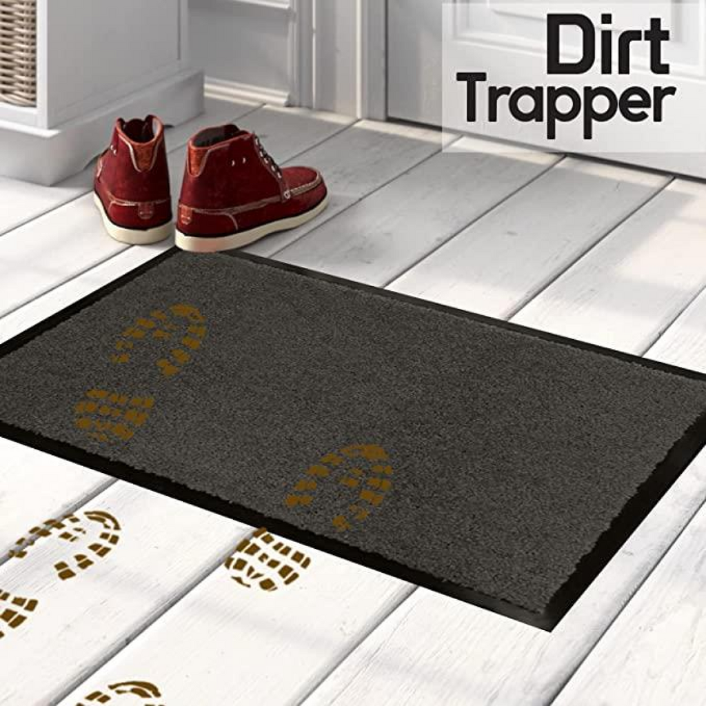 Accent mat on floor
