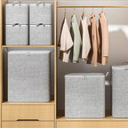 Cube storage bag in use