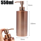 Soap dispenser on sink