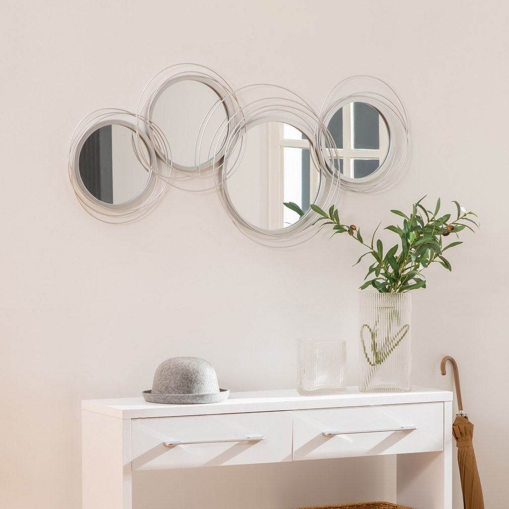 Wall mirror mounted