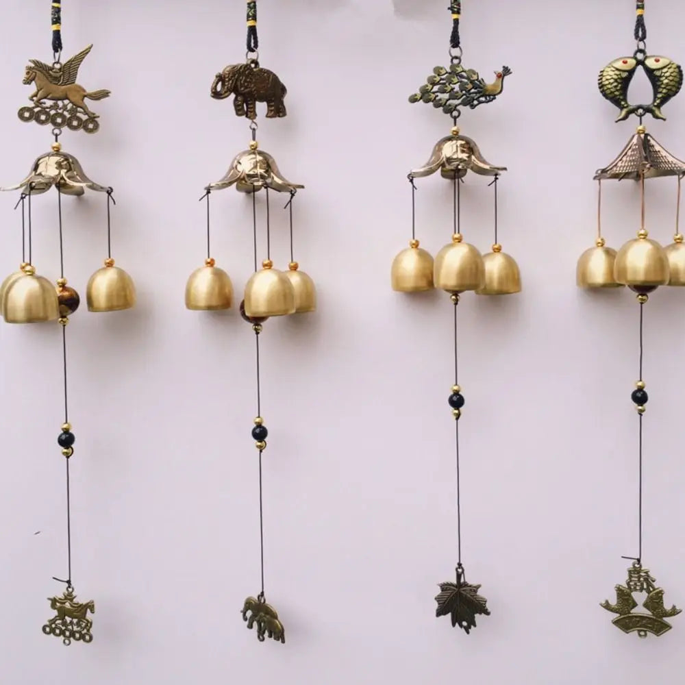 Wind chimes hanging