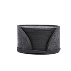 Felt coaster on table