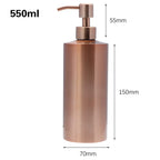 Stainless Steel Rose Gold Soap Dispenser
