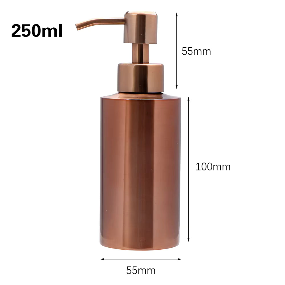 Stainless Steel Rose Gold Soap Dispenser