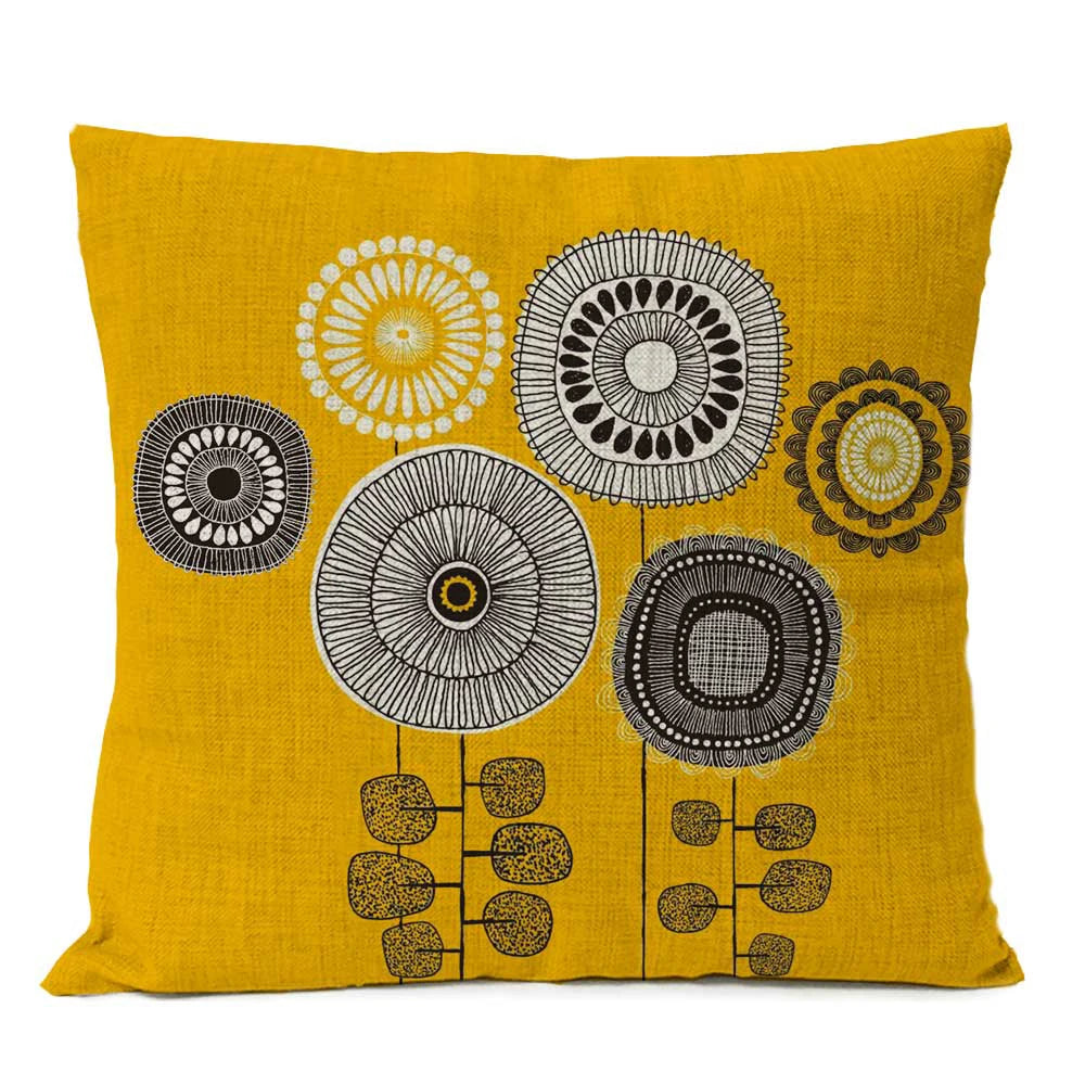 Floral cushion detail