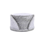 Round Felt Coaster Set – Heat Resistant, 10 Piece