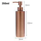 Stainless Steel Rose Gold Soap Dispenser