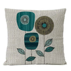 Floral Cushion Cover – Cotton Linen Design