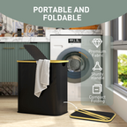 HOMCOM 80L Collapsible Laundry Hamper
