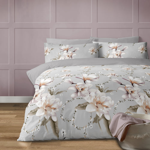 Anemone Grey Duvet Cover Set