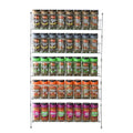 Vinsani 5 Tier Herb and Spice Rack fitted in kitchen cupboard, in use