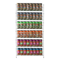 Vinsani 6 Tier Herb and Spice Rack fitted in kitchen cupboard, in use