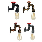 Vintage Industrial Water Pipe Wall Lamp