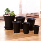 Modern Plastic Flowerpot Set