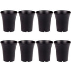 Flowerpots with plants