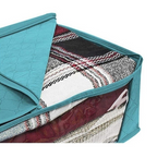 Folding Fabric Storage Box – Quilt & Clothing Organiser