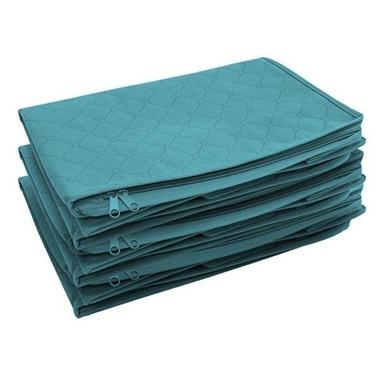 Folding Fabric Storage Box – Quilt & Clothing Organiser