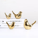 Nordic Ceramic Bird Figurines