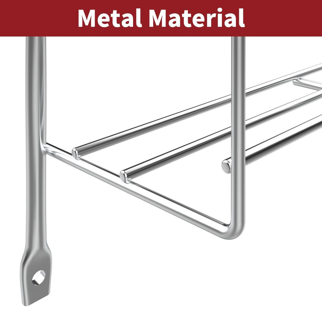 Close up of chrome metal material and construction