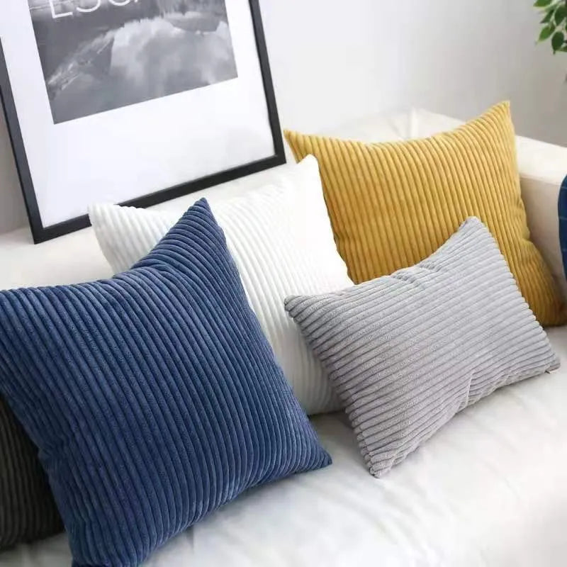 Decorative Striped Cushion Cover