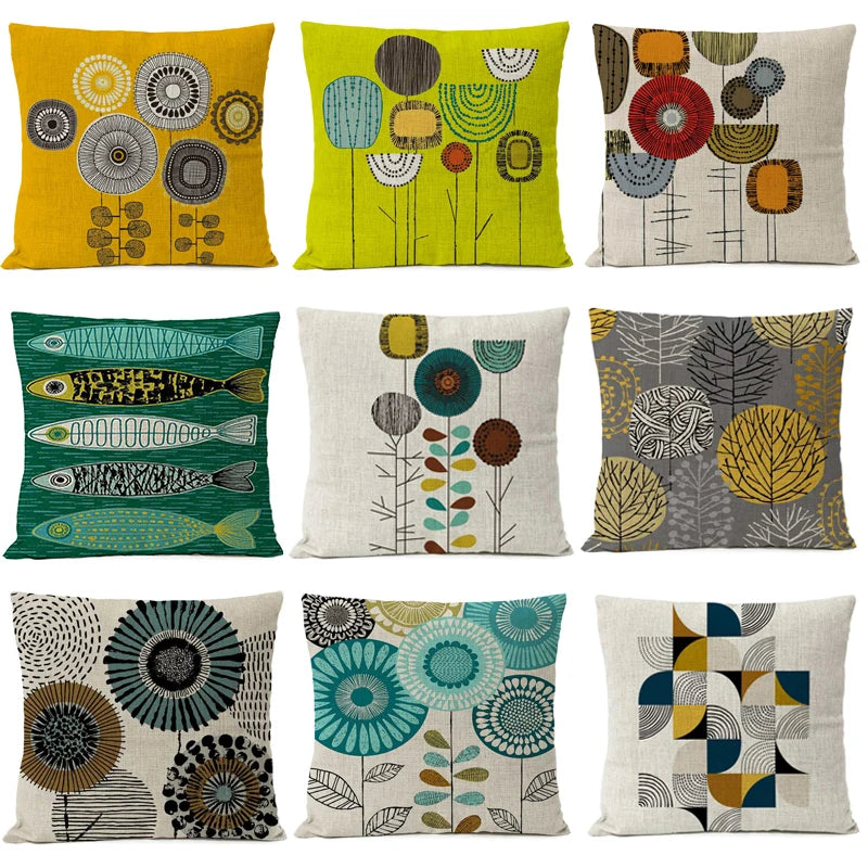 Floral Cushion Cover