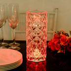 Touch candle lamp on nightstand